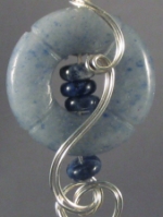 Blue Agate Pendant